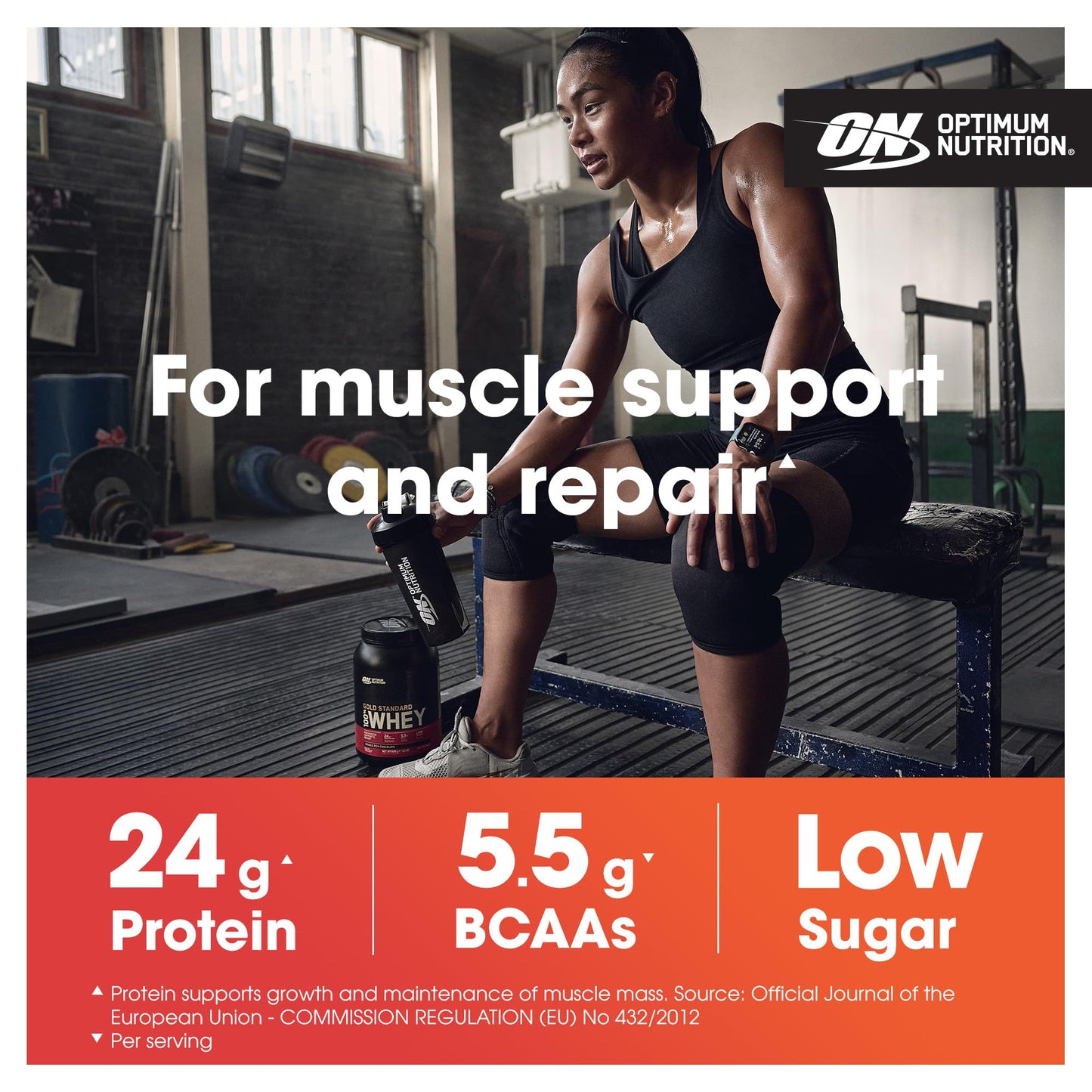 Optimum Nutrition Gold Standard Whey Protein, Muscle Building Powder with Naturally Occurring Glutamine and Amino Acids, Double Rich Chocolate, 29 Servings, 899 g, Packaging May Vary