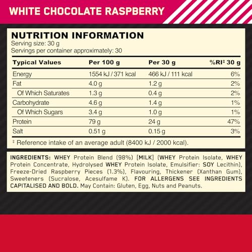 Optimum Nutrition Gold Standard Whey Protein, Muscle Building Powder with Naturally Occurring Glutamine and Amino Acids, Double Rich Chocolate, 29 Servings, 899 g, Packaging May Vary