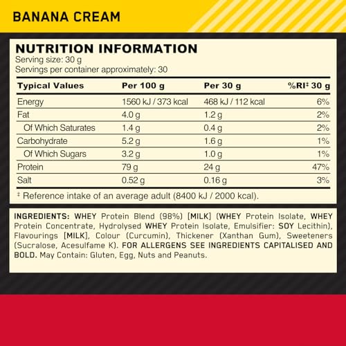 Optimum Nutrition Gold Standard Whey Protein, Muscle Building Powder with Naturally Occurring Glutamine and Amino Acids, Double Rich Chocolate, 29 Servings, 899 g, Packaging May Vary