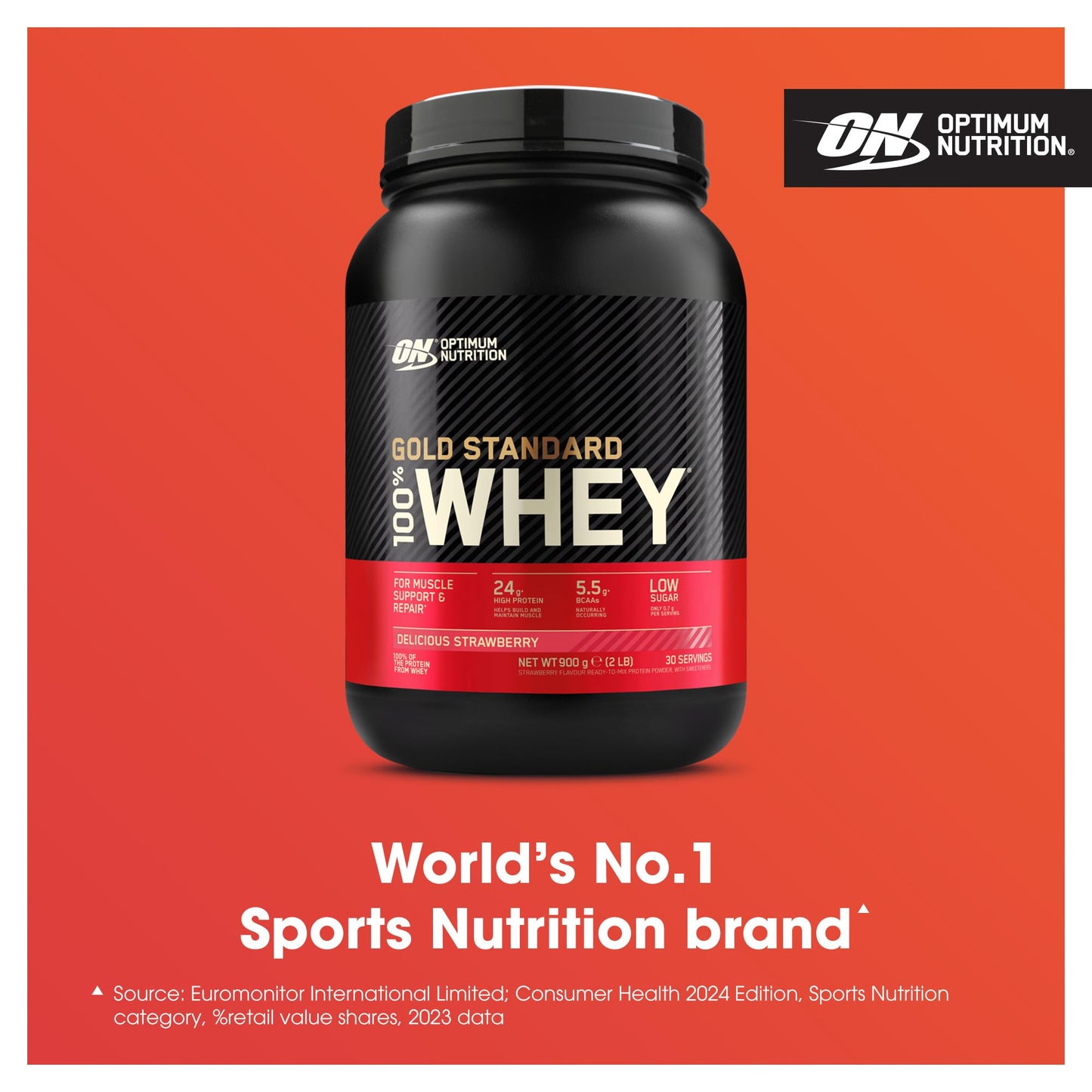 Optimum Nutrition Gold Standard Whey Protein, Muscle Building Powder with Naturally Occurring Glutamine and Amino Acids, Double Rich Chocolate, 29 Servings, 899 g, Packaging May Vary