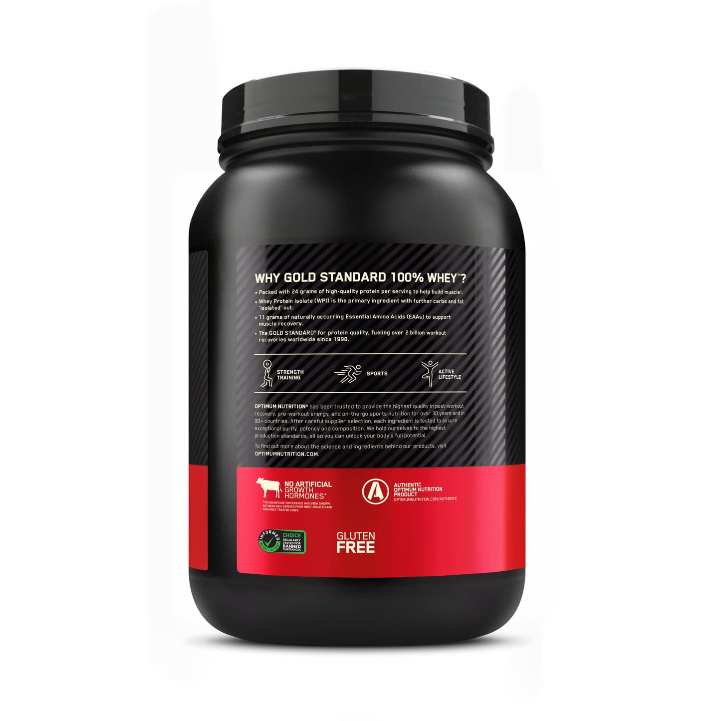 Optimum Nutrition Gold Standard Whey Protein, Muscle Building Powder with Naturally Occurring Glutamine and Amino Acids, Double Rich Chocolate, 29 Servings, 899 g, Packaging May Vary