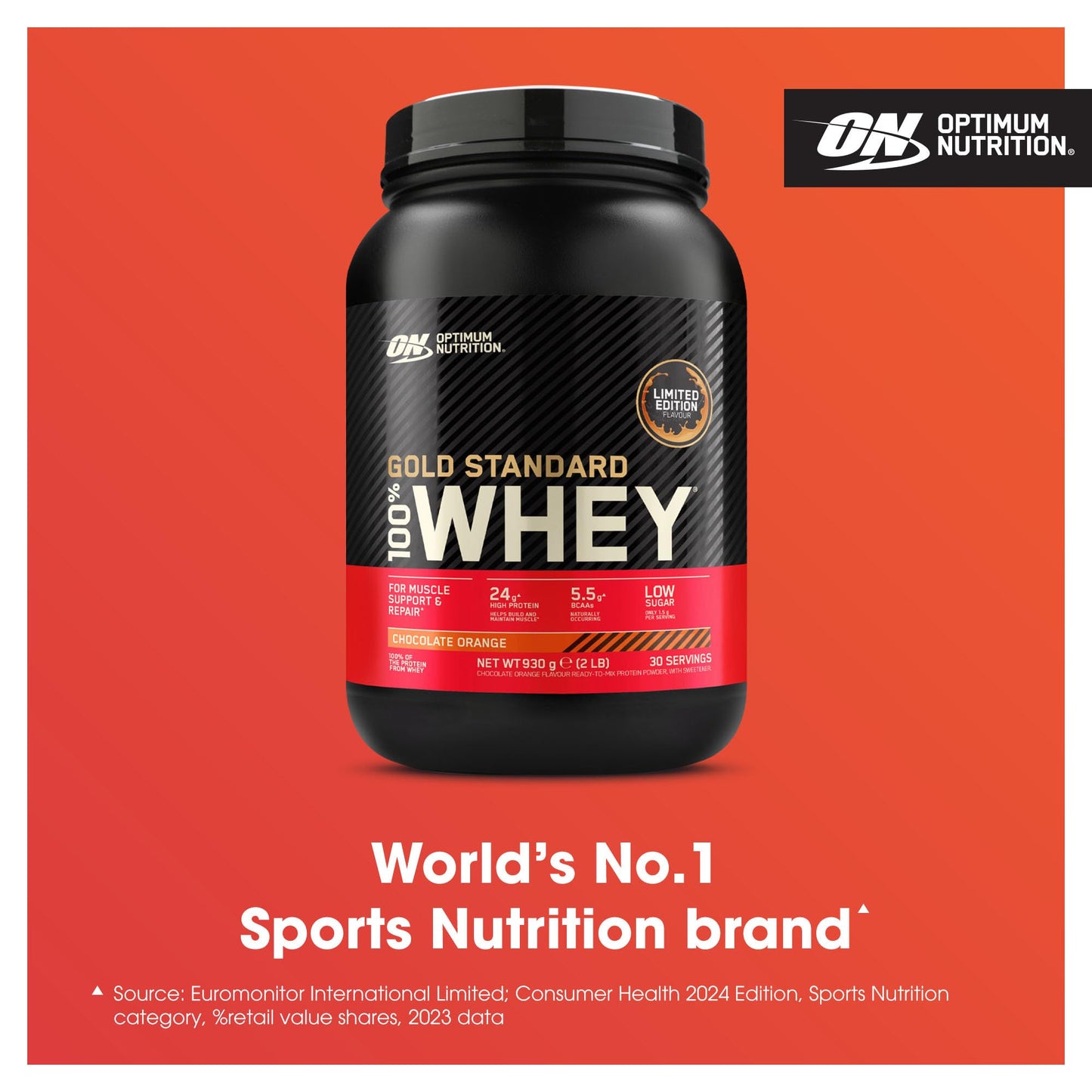 Optimum Nutrition Gold Standard Whey Protein, Muscle Building Powder with Naturally Occurring Glutamine and Amino Acids, Double Rich Chocolate, 29 Servings, 899 g, Packaging May Vary